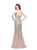 Primavera - 3069 Strapless Sweetheart Sequined Gown  in Blush