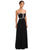 7366 Crystal-Crusted Keyhole Chiffon Gown