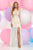 Zoey Grey 30814 Long Sleeves Chiffon Lace A-Line Gown - 1 pc Blush/Nude In Size 6 Available