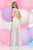 Zoey Grey - 30814 Lace Illusion Bodice Hi-Low Gown - 1 pc Blush/Nude in Size 2 Available