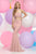 Zoey Grey - Ornate Straight-Across Cutout Sheath Gown  30846 in Pink