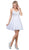 Dancing Queen - 3088 Lace Embroidered Beaded Applique Cocktail Dress In White