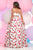 Zoey Grey - Two Piece Multi-Color Long Dress 30929 in White and Multi-Color