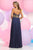 Zoey Grey - Beaded Sweetheart Chiffon A-line Dress 30932 in Purple
