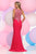Zoey Grey - 30936 Beaded Sleeveless Shoulders Jersey Sheath Dress In Red