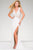 V Neckline  High Slit Prom Dress 31009