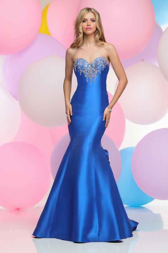 Zoey Grey - Sweetheart Mermaid Dress 31029 in Blue