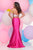 Zoey Grey - Two Piece Floral Mermaid Gown 31065 in Pink and Multi Color