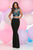 Zoey Grey 31077 Embellished Two-Piece Illusion High Neck Gown - 1 pc Ivory/Gold in size 2 Available