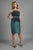 Daymor Couture - Petal Layer Strapless Cocktail Dress 310 in Green