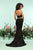 Zoey Grey - 31139 Two Piece Halter Lace Sheath Dress In Black