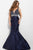 31161 Embellished Plunging Bodice Gown