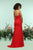 Zoey Grey - 31168 Strapless Deep Sweetheart Chiffon Sheath Dress In Red