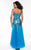 4039 Dress in Turquoise