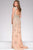 31201 Crystal Embellished V-neck Sheath Dress