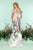 Zoey Grey - 31205 Ruffled Off-Shoulder Mikado Mermaid Gown In White and Multi-Color