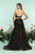 Zoey Grey - 31211 Sequined Sweetheart Two-Piece A-line Gown In Black and Multi-Color