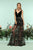 Zoey Grey - 31230 Sleeveless Deep V-neck A-line Gown In Black and Multi-Color