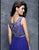 Nina Canacci - 3123 Dress in Blue and Purple