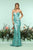 Zoey Grey - 31251 Strapless Sequined Fitted Evening Dress In Green