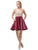 Dancing Queen - 3125 Beaded Sweetheart A-line Dress In Red
