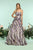 Zoey Grey - 31263 Sweetheart Sequined Evening Gown In Purple and Multi-Color