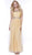 Nox Anabel - 3129 Embellished Bateau A-line Dress