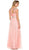 Embellished Bateau A-line Dress