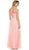 Nox Anabel - 3129 Embellished Bateau A-line Dress