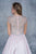 Nina Canacci - 3129 Embellished Illusion Bateau Pleated Ballgown In Pink