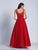 Dave & Johnny - 3140 Two Piece Embellished Ballgown in Red