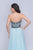 Nina Canacci - 3140 Beaded Corset Sweetheart Bodice Evening Gown In Blue