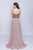 Nina Canacci - 3140 Beaded Corset Sweetheart Bodice Evening Gown In Brown
