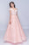 Nina Canacci - 3149 Lace And Beaded Deep V-neck Ballgown