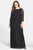 Adrianna Papell - Quarter Sleeve Full Lace Dress 91897521 in Black