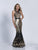 Dave & Johnny - Gilded Illusion Halter Mermaid Dress 3175 in Gold and Black