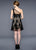Lara Dresses - Dainty Lace Asymmetrical A-Line Dress 32140 in Black and Neutral