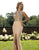 Primavera Couture - 3216 Beaded and Sequin Embellished Evening Gown In Pink and Gold