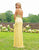 Primavera Couture - 3216 Beaded and Sequin Embellished Evening Gown In Yellow