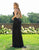 Primavera Couture - 3218 Embellished High Halter Sheath Dress In Black