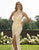 Primavera Couture - 3218 Embellished High Halter Sheath Dress In Nude