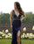 Primavera Couture - 3225 Fully Sequined Plunging V Neck Gown In Blue