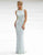 Primavera Couture - 3227 Jewel Neck Intricate Beaded Sheath Gown In Blue