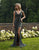 Primavera Couture - 3228 Embellished Plunging V-neck Sheath Dress In Green