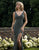 Primavera Couture - 3228 Embellished Plunging V-neck Sheath Dress In Green