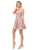 Dancing Queen - 3229 Embellished Sweetheart A-line Dress In Pink
