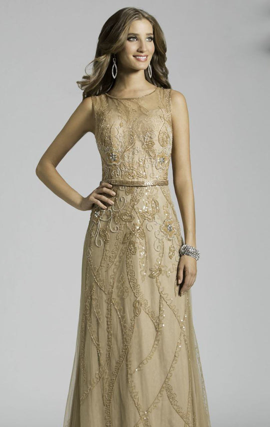 Lara Dresses - 32312 in Champagne