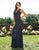 Primavera Couture - 3232 Bedazzled Plunging V-neck Sheath Dress