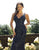 Primavera Couture - 3232 Bedazzled Plunging V-neck Sheath Dress