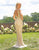Primavera Couture - Embellished Plunging V-neck Fitted Dress 3234 In Neutral